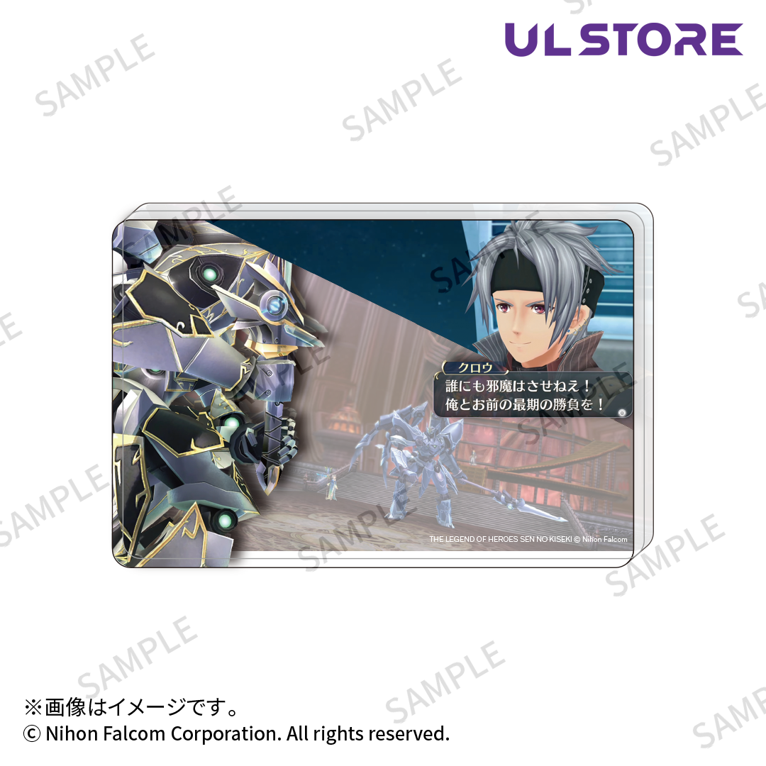 英雄伝説軌跡シリーズ最新グッズ ゲーム名場面アクリルブロック クロウ
